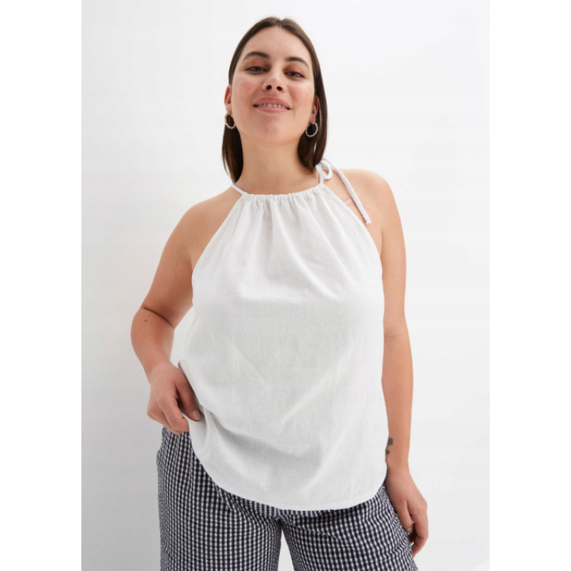 Bodyflirt balta blūze, 48 izmērs