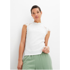 White Lace Blouse BodyFlirt