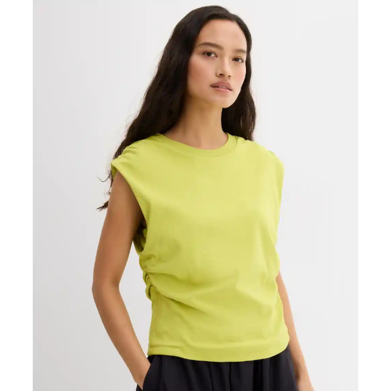 Хлопковый топ, зеленый, BPC Collection, размер XXL/XXXL