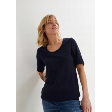 Blue T-shirt with elastic waistband John Baner