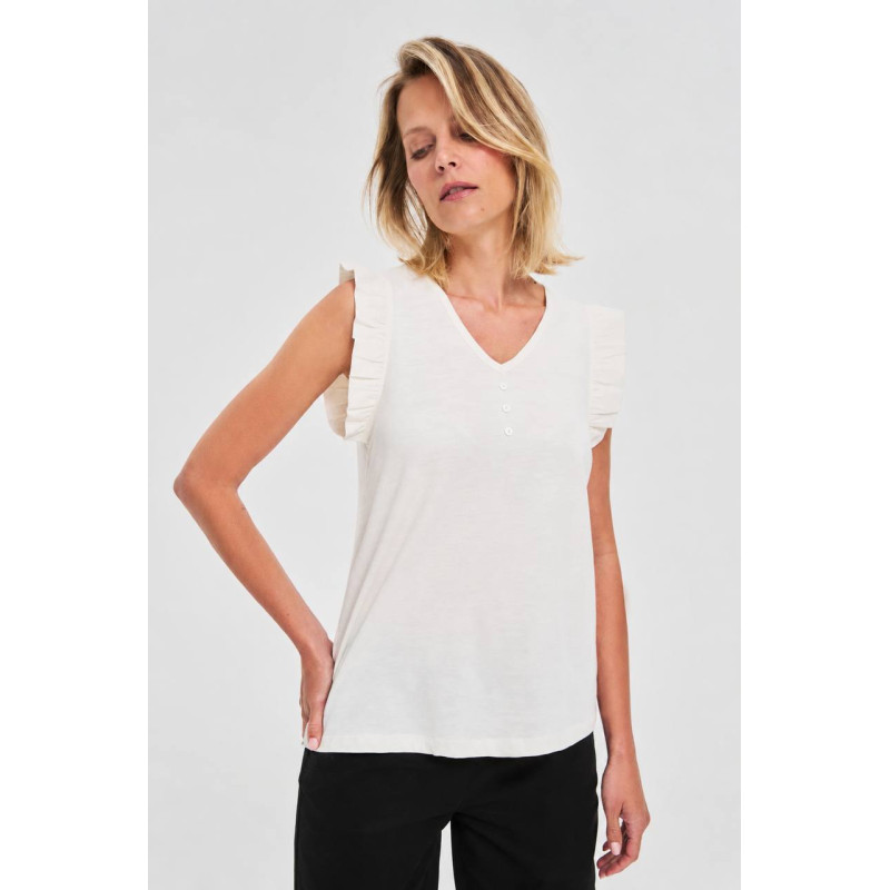 BPC collection white tank top L-XL