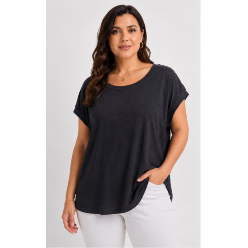 Футболка Vivance Basic темно-синего цвета, размер L/XL