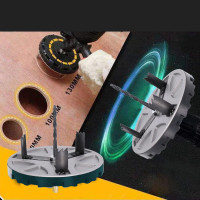 Adjustable hole saw, hole saw set, 45–130 mm