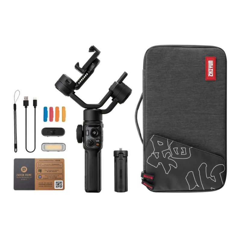Mobilo telefonu stabilizators, kameras statīvs Zhiyun Smooth 5S AI Pro