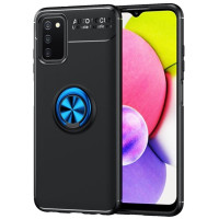 Phone protective case, cover Samsung Galaxy A03S (164) black, magnetic, with ring
