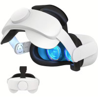 Adjustable head strap for Oculus Quest 2 white, VR Virtual Reality Glasses