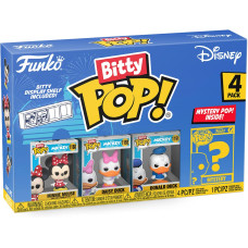 Figūru komplekts Funko Bitty POP! Minnija, Donalds Daks, Mikijs, Disney Minnie Mouse, Daisy Duck, Donald Duck, Mickey 4 gab