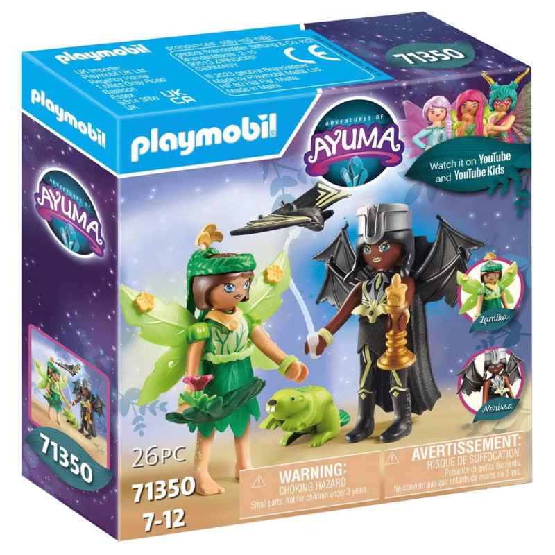 Playmobil lego konstruktors Ayuma Meža feja un sikspārnis, 71350, 26 gab