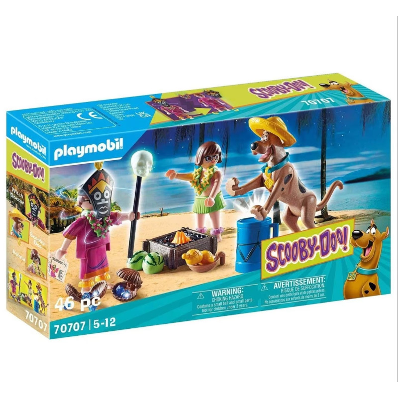 Playmobil lego konstruktors Scooby Doo! Skubij Dū! Piedzīvojums ar raganu ārstu, 70707, 46 gab