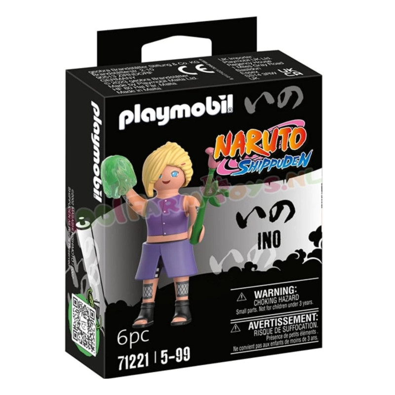 Playmobil lego constructor figurine Naruto Shippuden Ino, 71221, 6 pcs