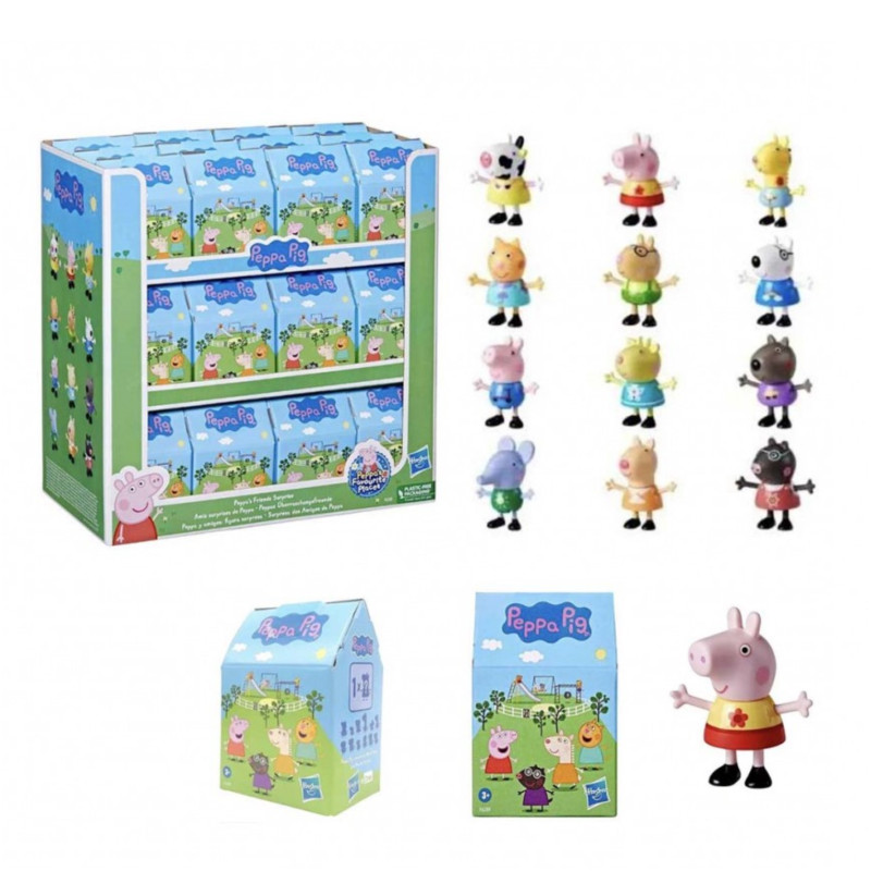 Сюрприз для друзей Peppa Pig, фигурка Свинка Пеппа, 1 из 12 коллекционных фигурок
