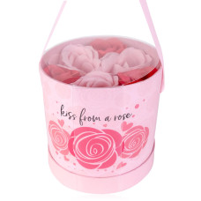 Vannas konfeti, sāls burbuļ bumbas KISS FROM A ROSE dāvana dāvanu kastītē