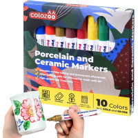 Porcelain, ceramic markers