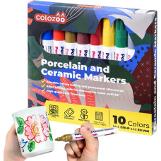 Porcelāna, keramikas marķieri, flomasteri