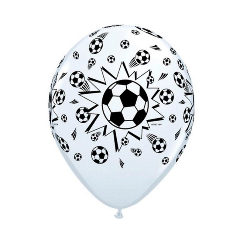Lateksa baloni ar futbola bumbām 50 gabali