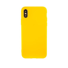 Telefona aizsarg maciņš, vāciņš case Apple iPhone XS dzeltens