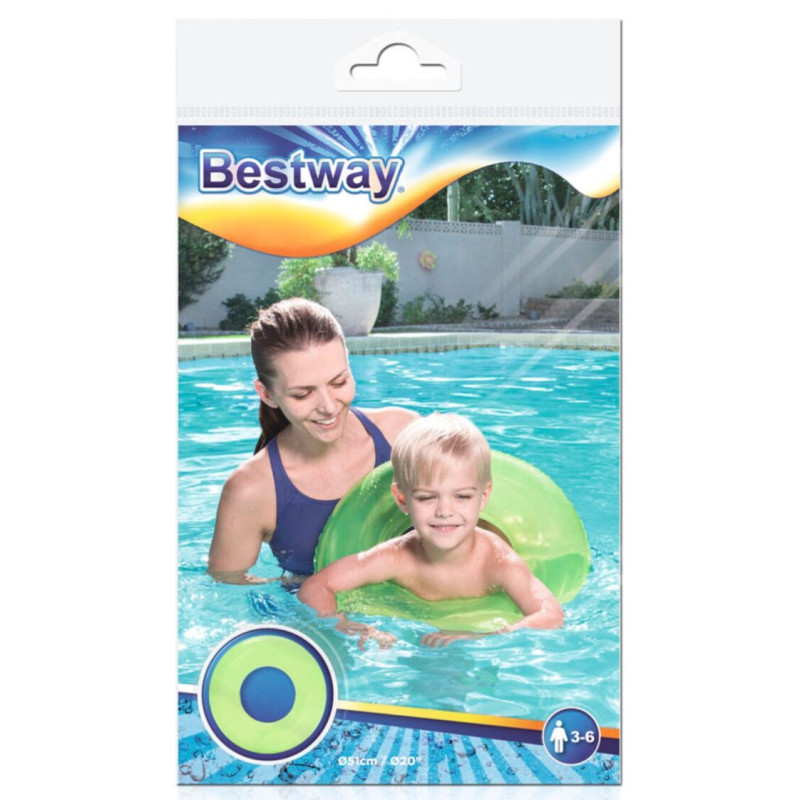 Peldrinķis bērniem Bestway, zaļš, 51cm