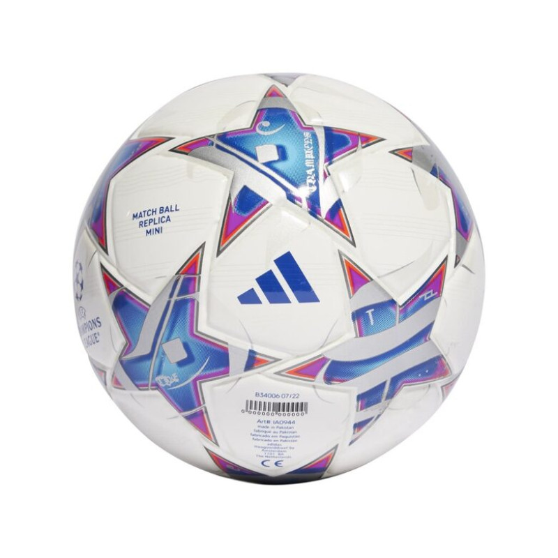 Adidas futbola bumba MINI UCL Group Stage IA0944, balta/zila