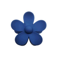 2 pcs Flower-shaped hair clip, blue and brown