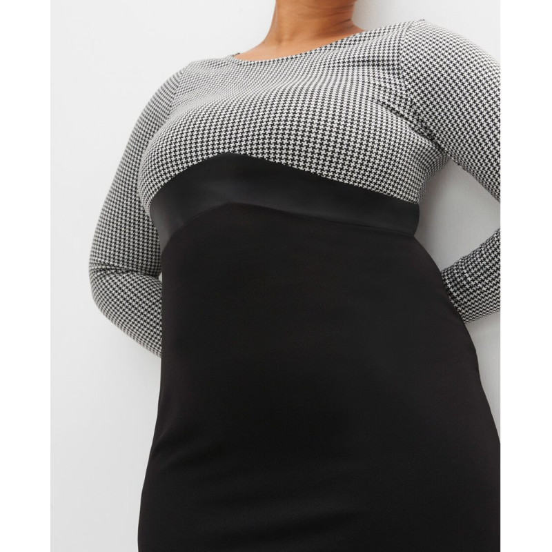 Платье в черно-белую клетку, BodyFlirt, размеры L/XL и 3XL