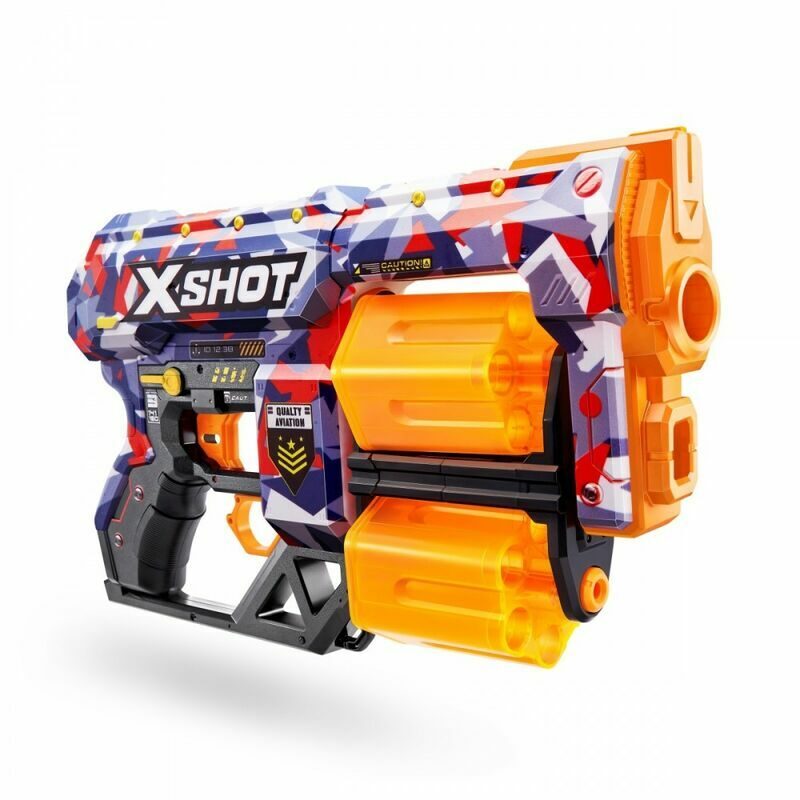 Игрушечный пистолет ZURU X-Shot с 24 патронами